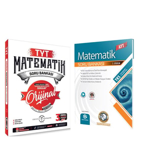 Orijinal Yayınları TYT Orijinal Matematik ve Bilgi Sarmal AYT Matematik Soru Bankası Seti 2 Kitap