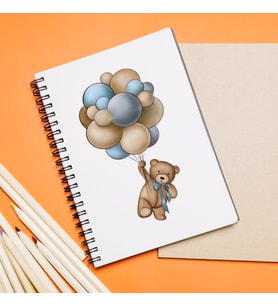 Hoş Geldin Bebek Tasarımlı Defter