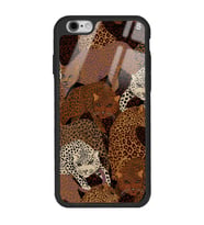iPhone 6 Plus Leoparlar Tasarımlı Glossy Telefon Kılıfı