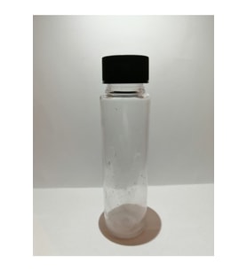 60ml Şeffaf Plastik Şişe+siyah Düz Kapak,boş Şişe,medikal Şişe,50 Adet