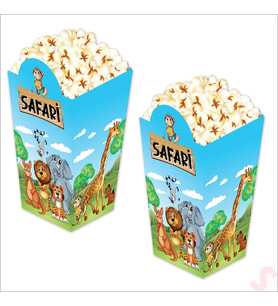 Safari Sevimli Hayvanlar Mısır Kutusu - 8 Adet (STD)