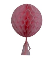 Süs petek modeli püsküllü 25x85 cm pembe pk:1-