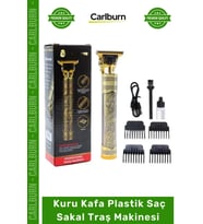 #TıraşMakinesi Profesyonel Tasarım Ergonomik Şarjlı Kablosuz Kuru Kafa Plastik Saç Sakal Traş Makine