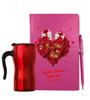 Sevgililer Gününe Özel Defter Kalem & Termos Mug Hediye Seti 32