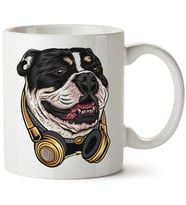 Köpek Baskılı Porselen Kupa Bardak