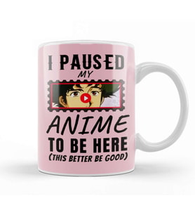 Sarcasm Funny Anime And Manga Otaku Lover Gift Kupa Bardak Porselen