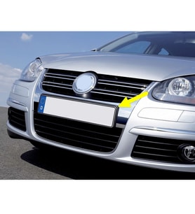 VW Jetta 2006-2011 Ön Tampon Panjur Üstü Plakalık 1K0807285B