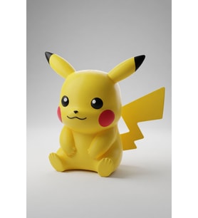 MYCRAFT3D Pikachu Figürlü Kumbara Sevimli Dekoratif Para Kutusu Sarı Tasarım Hediyelik Obje