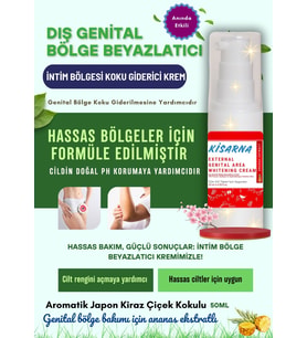 Kararma Karşıtı Cilt Beyazlatmaya Yardımcı Krem, Genital Bölge Kararmasına Karşı Beyazlatmaya Yardımcı