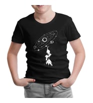 Galaksi Siyah Çocuk Tshirt