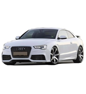 Audi A5 8P3 2008 - 2016 Coupe 2 Kapı RS5 Yan Marşpiyel Seti (Plastik)