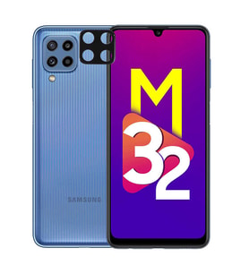 Samsung Galaxy M32 Uyumlu Zore 3D Kamera Camı (Siyah)