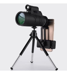Teleskop Dürbün BAK4 50x60 Tripod Telefon Klip Pusula Lazer Fener