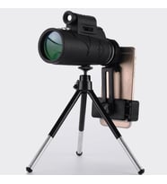 Teleskop Dürbün BAK4 50x60 Tripod Telefon Klip Pusula Lazer Fener