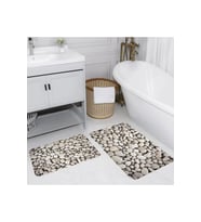 Eliana Home Baskılı 2'li Banyo Paspas Takımı RVG5026