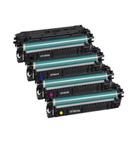 Tecprint HP 508a CF360A CRG040 4 Renk Set Uyumlu Muadil Toner