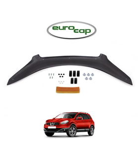 EUROCAP Nissan Qashqai Ön Kaput Koruyucu Rüzgarlık 3mm 2010-2013