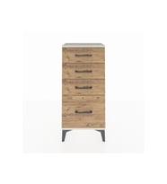 Arges Komodin 4 Çekmeceli 44x30x96 Aytaşı-Çam