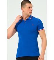 T8594 DEWBERRY ERKEK T-SHIRT-DÜZ SAKS