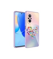 Huawei Nova 9 SE Uyumlu Kılıf Kamera Korumalı Desenli Sert Silikon Zore Epoksi Kapak (Model 1)