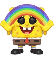 Funko 39552 Pop Vinyl Squarepants S3: Spongebob (Rainbow) Sammelbares Spielzeug, Mehrfarben