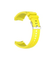 Samsung Galaxy Watch 46mm Uyumlu 22mm Kordon Silikon Çizgili Spor Yumuşak KRD-18 Kayış