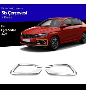 Fiat Egea Sis Farı Çerçevesi Kromu Nikelajı 2020-2021 Sonrası