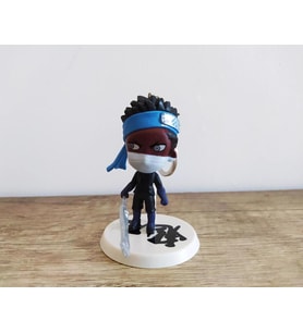 Naruto Anime Momochi Zabuza Mini Action Figür Oyuncak Biblo Masaüstü Süsü Anahtarlık 7cm