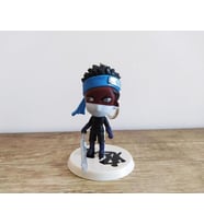 Naruto Anime Momochi Zabuza Mini Action Figür Oyuncak Biblo Masaüstü Süsü Anahtarlık 7cm