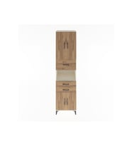 Hyperion Dolap 3 Raflı 3 Çekmeceli 4 Kapaklı 60x44x243 Aytaşı-Çam