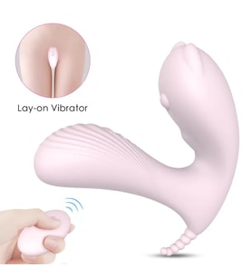 CARA Kablosuz Kumandalı Yenilikçi Tasarım Giyilebilir 3 in 1 Lay-On Vibratör