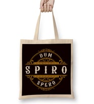 Dum Spiro Spero Language Education Latin Phrase Motivation Bez Çanta Uzun Saplı