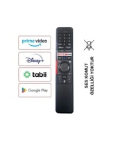Vestel ANDROİD ve SMART Uyumlu - RM-L2010 Uyumlu Google Play Android Tv Kumanda - Ses Komutsuz