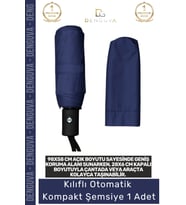 #Şemsiye Kılıflı Otomatik Su Geçirmez Dayanıklı Rüzgar Dirençli Ergonomik Kompakt Yağmur Şemsiye