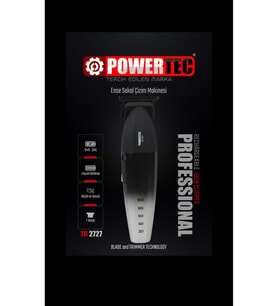 Tr-2727 Black Profesyonel Type-C Şarjlı Sakal Çizim Tıraş Makinesi