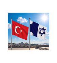 Karamanoğulları Bayrağı ve Alpaka Kumaş Türk Bayrağı 2'li Set 70x105cm