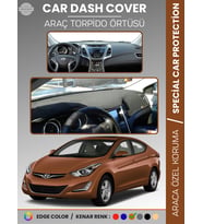 HYUNDAİ ELANTRA (2011-2017) Torpido Örtüsü Ön Göğüs Araca Özel UV Koruma Kaymaz Kolay Montaj