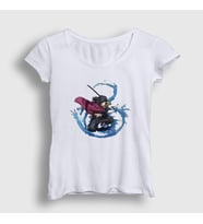 Presmono Kadın Beyaz Water Giyu Tomioka Anime Demon Slayer Kimetsu No Yaiba T-Shirt 298793tt