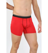 pilelistore- Erkek Pamuk Likralı Boxer Kırmızı