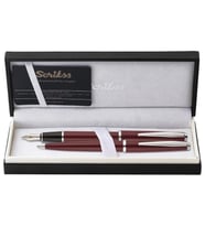 SCRIKSS 33 DOLMAKALEM+TUKENMEZ KALEM TAKIM BORDO KUTULU