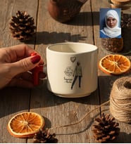 Kişiye Özel Karikatürlü Cute But Capricorn Oğlak Burcu T Kupa Doğum Günü Hediyesi