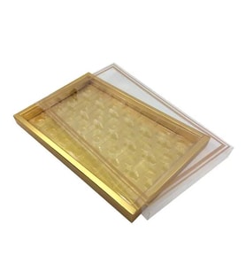Asetat Kapaklı Seperatörlü Gold Kutu 1000 gr - 20 Adet