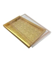 Asetat Kapaklı Seperatörlü Gold Kutu 1000 gr - 20 Adet