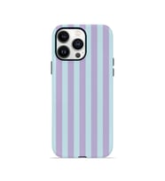 iPhone 13 Pro Max Vorian Çift Katmanlı Kılıf Lilac Riviera Stripe