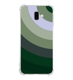 Samsung Galaxy J6 Plus  Köşe Korumalı Antişok Kapak Renk Cümbüşü Tasarımlı  Silikon Kılıf (Şeffaf)
