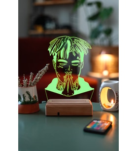 Xxxtentacion 16 Renk Kumandalı 3D Gece Lambası