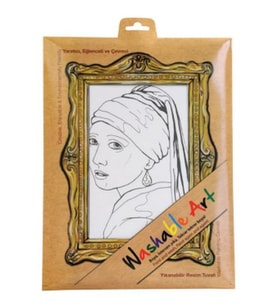 Funny Mat - Johannes Vermeer Gırl Wıth A Pearl Earrıng 25 X 35 Cm
