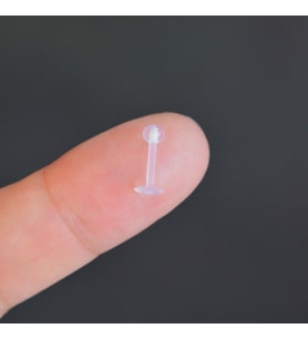 Çok Hafif Esnek Piercing Alerji Yapmayan Bioplast Piercing Görünmez Piercing (Çok Renkli)