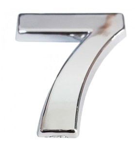 Cemax Krom Yapışkanlı 7 Rakamı 5 cm