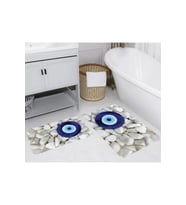 Eliana Home Baskılı 2'li Banyo Paspas Takımı RVG5286